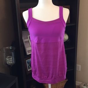 Athleta Workout Top with Support Bra